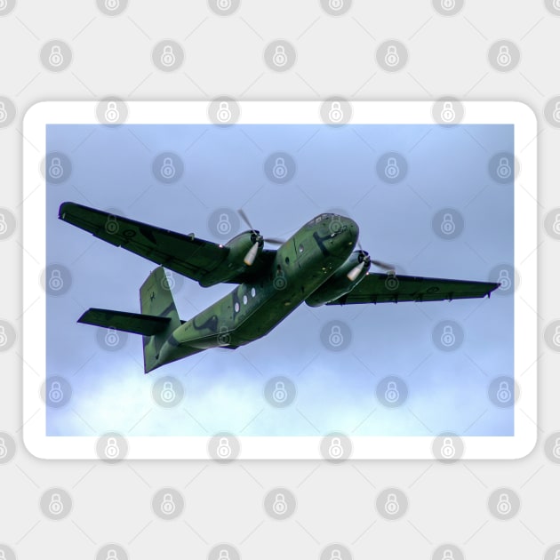 De Havilland DHC-4 Caribou Magnet by Upbeat Traveler